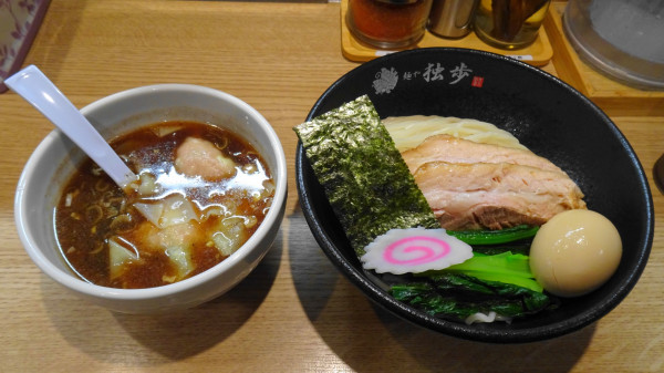 「極上つけそば：醤油（1,500円）」@麺や独歩 昭島本店の写真