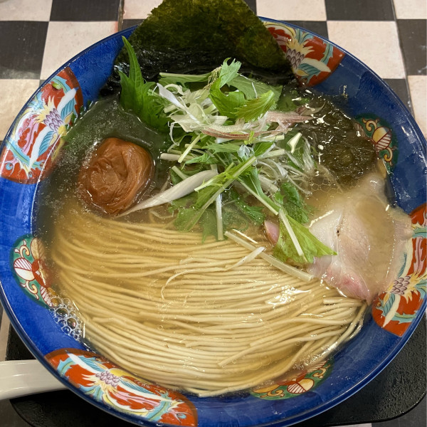 「梅しおそば1320円」@麺や食堂 本店の写真