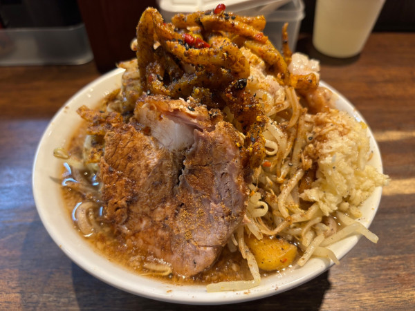 「ネパル麺(中)＋アチャール」@ミゾグチヤ 東十条店の写真