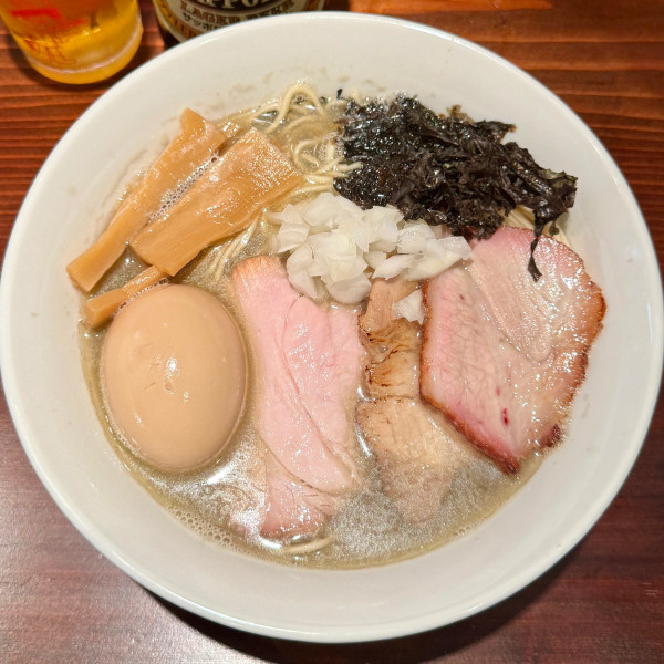 「特製煮干　和え玉」@麺rabo万歳の写真