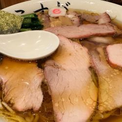 ワンタンチャーシュー麺大盛り