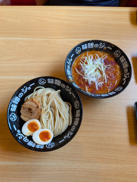 「FARE味噌󠄀つけ麺 超辛」@味噌のジョー 結城店の写真