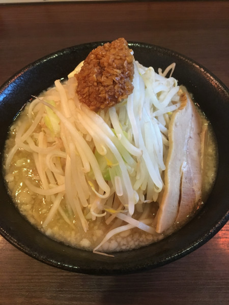 「ふじ麺(780円)ニンニク」@山勝角ふじ 京成大久保店の写真
