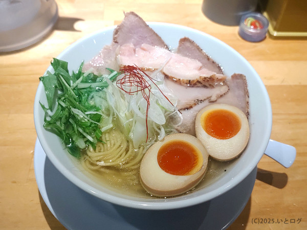 「特製塩らぁ麺」@麺家 たけ田の写真