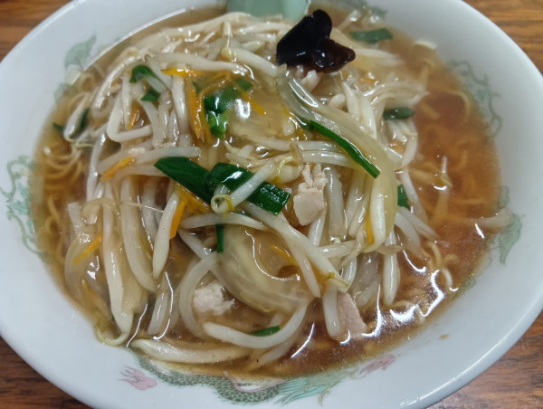 「もやしあんかけそば」@中華料理 一番の写真