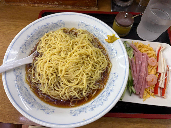 「冷し中華（醬油味）（大盛）」@中華料理 香源の写真