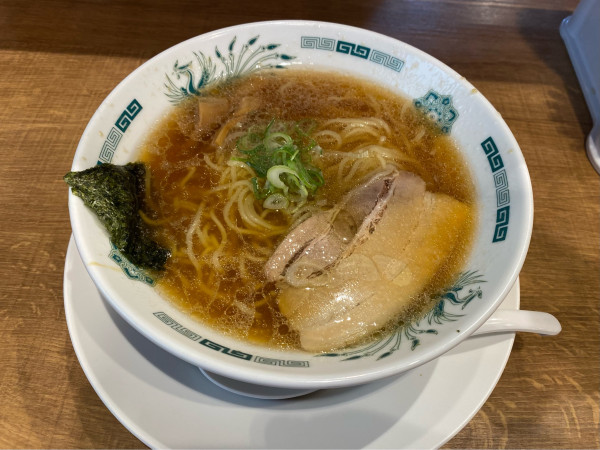 「中華そば(普通盛)420円」@日高屋上大岡西口北店の写真