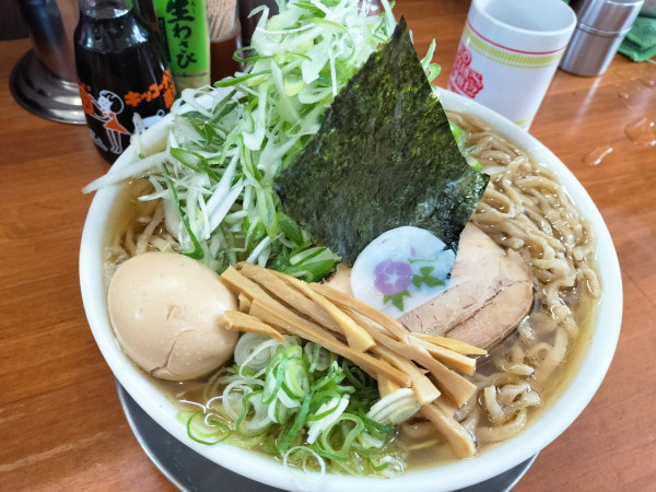 「中華そば大＋煮玉子＋ネギ」@ラーメン金子の写真