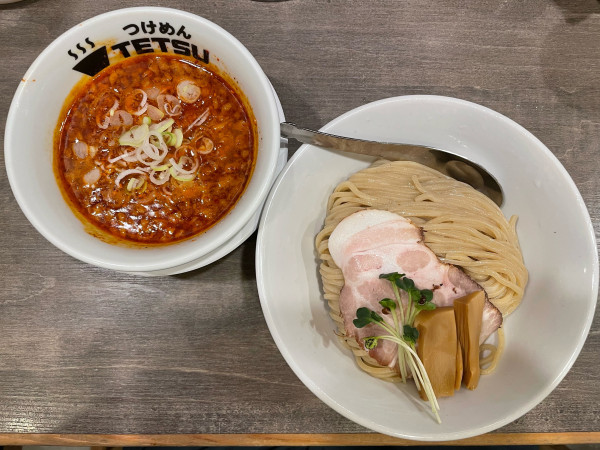 「辛味増つけ麺」@つけめんTETSU 京王モール新宿店の写真