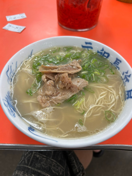 「ラーメン 550円」@元祖 長浜屋の写真
