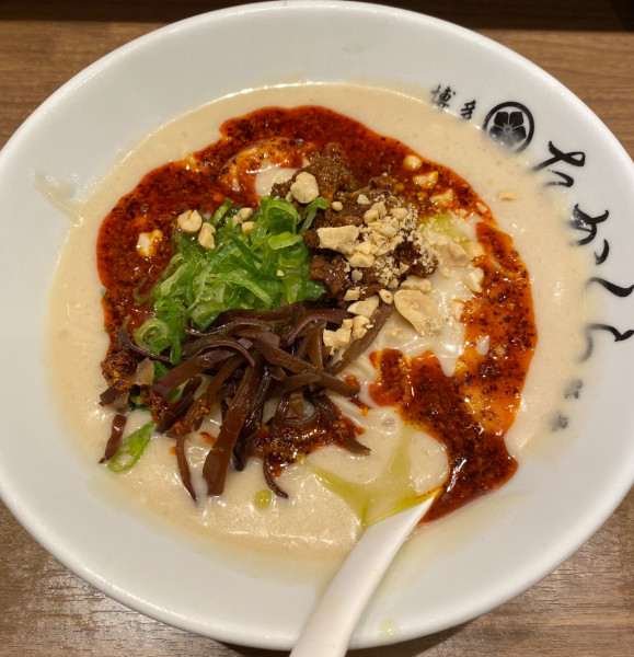 「【限定】冷やし担々麺　990円」@博多豚骨たかくら 武蔵小杉店の写真