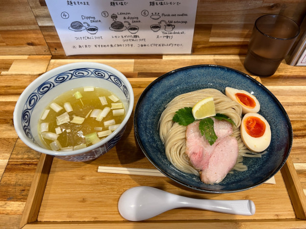 「味玉昆布水つけ塩」@ハちゃんラーメンの写真