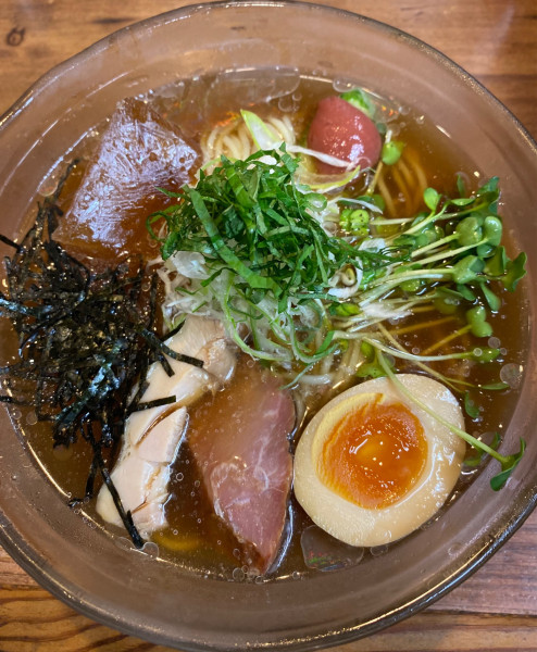 「【限定】冷やし醤油らーめん　1300円」@麺処 びぎ屋の写真