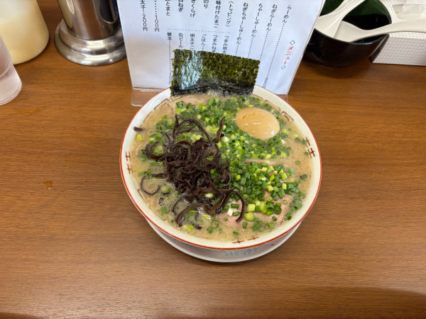 「ねぎちゃーしゅーめん」@博多長浜らーめんもりやの写真