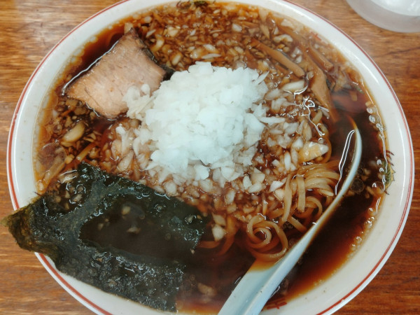 「竹岡ラーメン」@中華そば 温故知新の写真