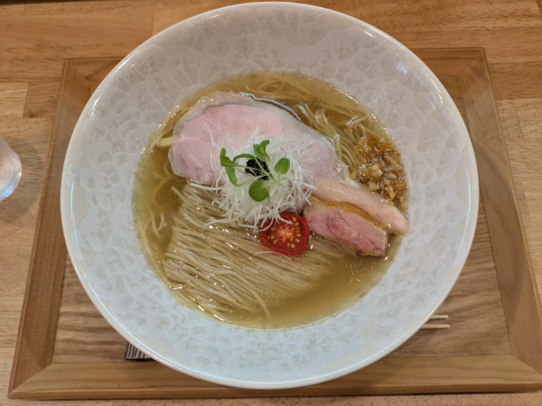 「塩そば」@小麦そば 池の写真