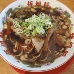 背油黒醤油ラーメン（並）