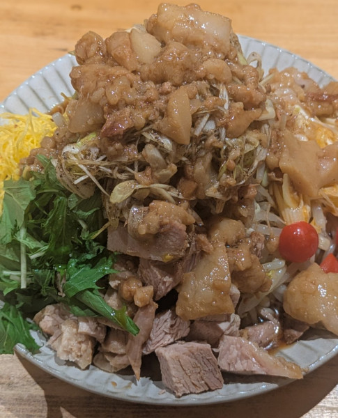 「小林アイススペシャル(ヤサイマシマシ アブラマシマシ)」@俺の生きる道 関内地下街マリナード店の写真