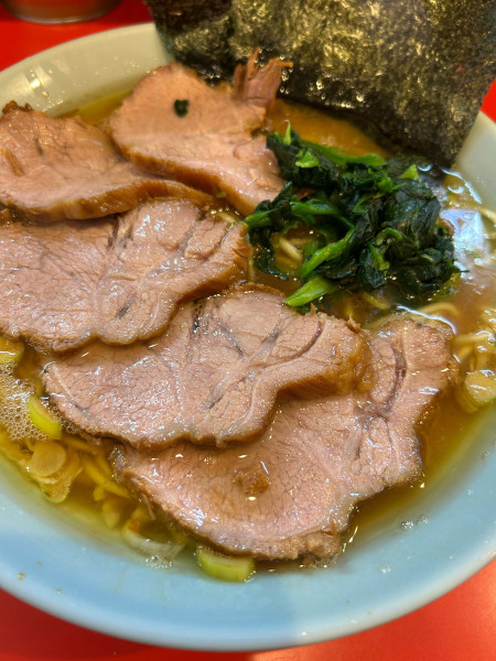 「中盛チャーシュー麺(固多)」@横浜家系ラーメン 黄金家の写真