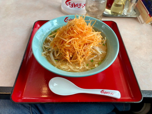 「ねぎ味噌ラーメン1,070円」@くるまやラーメン 千葉小見川店の写真