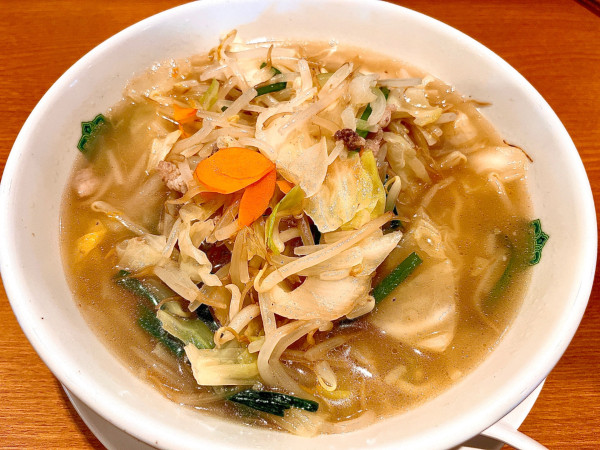 「野菜たっぷりタンメン(620円)」@日高屋 結城バイパス店の写真