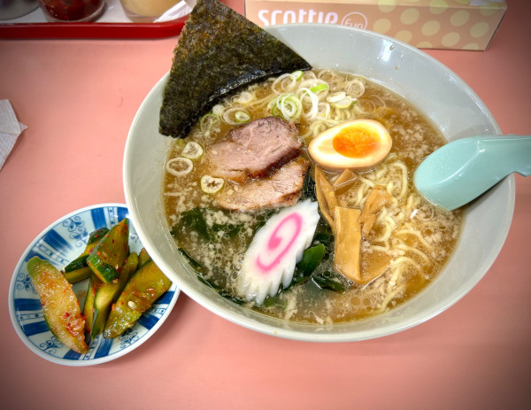 「ラーメン(550¥)」@ラーメンカシマ 棚倉店の写真