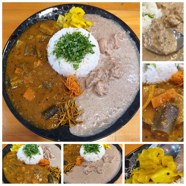 「A＋B合い掛けカレーライス　¥1500」@Kaokoi curry  浅草の写真
