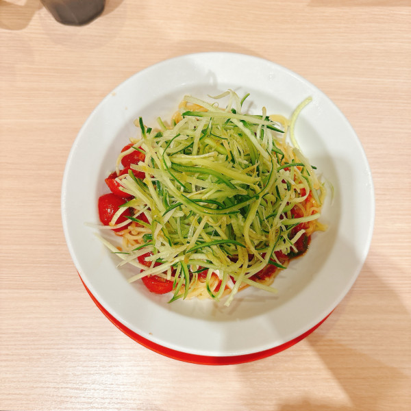 「トマト冷やし中華」@七彩飯店の写真