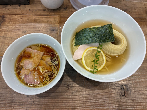 「昆布水つけ麺 醤油 大盛」@3931WORKS.の写真