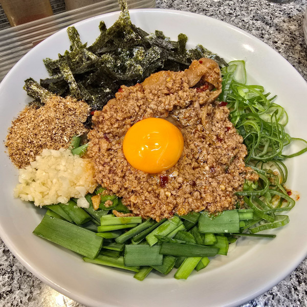 「モツ台湾まぜそば」@ホルモン焼き 有希ちゃんの写真