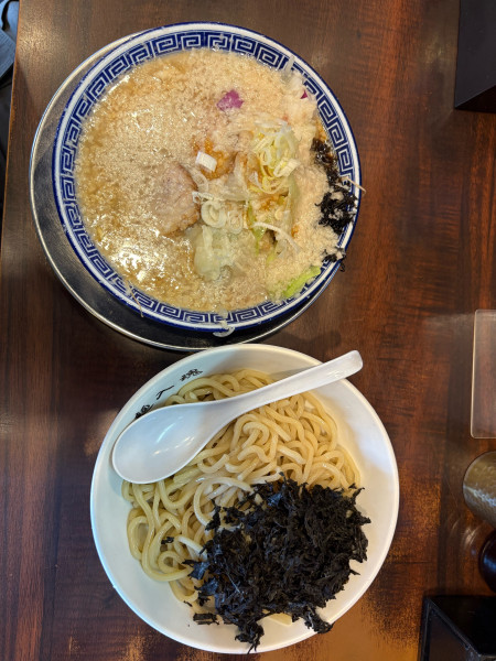 「潤次郎つけ麺」@らーめん潤 亀戸店の写真