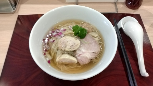 「蛤と鶏の冷やしそば_1300円」@らぁ麺旭の写真