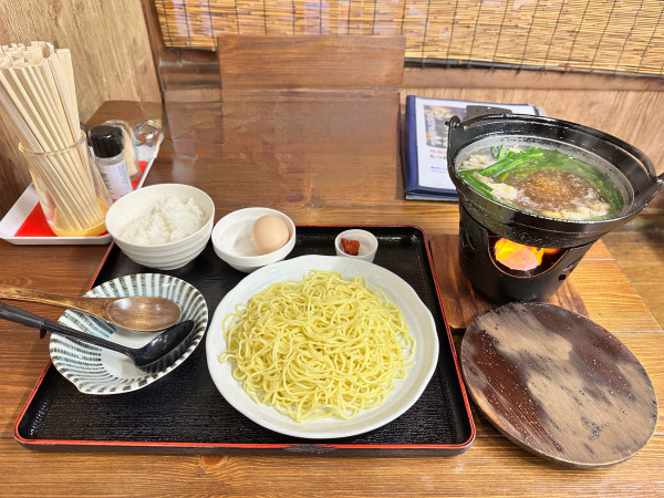 「もつ鍋つけ麺セット」@無幻の写真