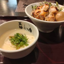 冷やポタ五輪洞つけ麺