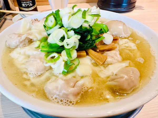 「塩ワンタンメン【1450円】」@桜上水 船越の写真