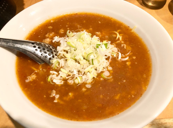 「担担麺　中盛り　3辛　1100円」@麺処 池田の写真
