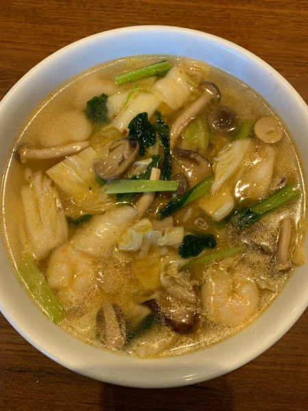 「海老と帆立のあんかけ麺」@中国料理 孝蘭の写真