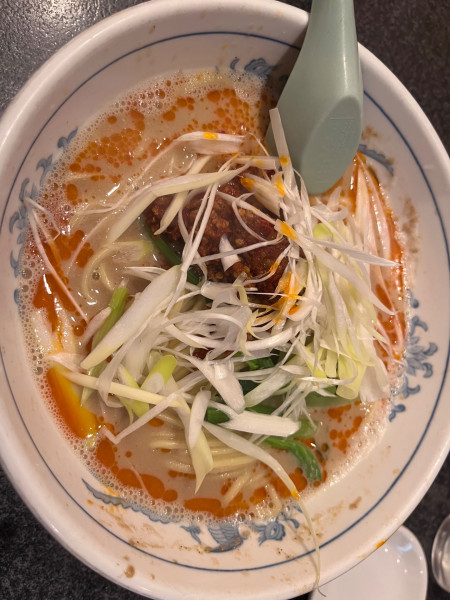 「辛口タンタンめん900円」@つけ麺みなみの写真