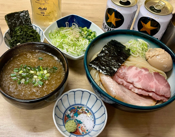 「豚骨地鶏魚介つけ麺」@麺処 有彩の写真
