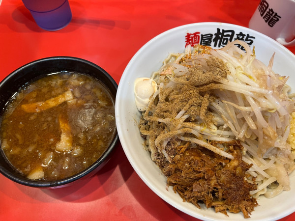 「小つけ麺、ほぐし豚」@麺屋 桐龍の写真