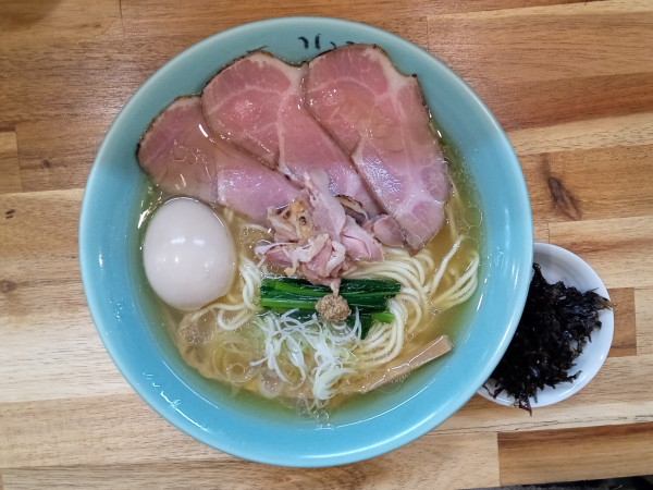 「特肉シャモ中華そば」@仙臺自家製麺こいけ屋分店 綠栽の写真