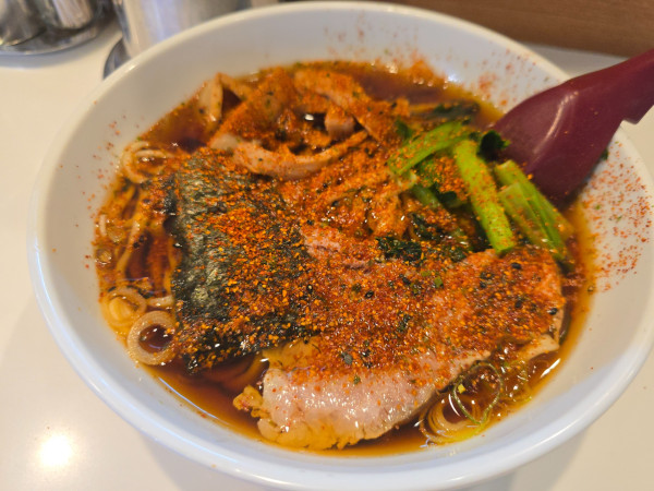 「朝らぁめん　￥650」@らぁめん ほりうち 新橋店の写真