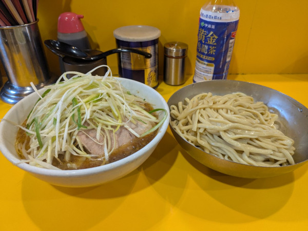 「つけ麺＋ねぎ」@ラーメン二郎 八王子野猿街道店2の写真