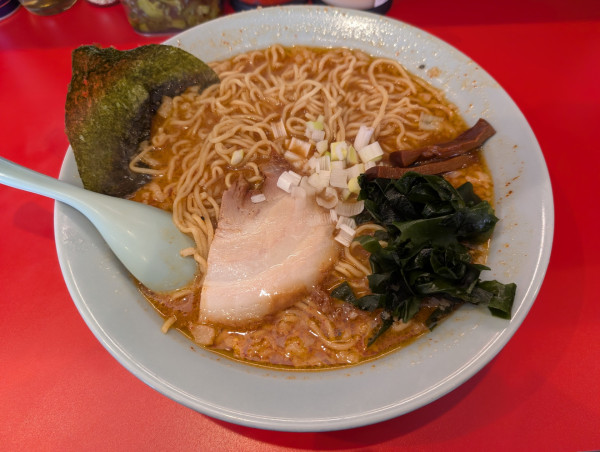 「辛味噌ラーメン 中盛り」@ラーメンショップ〇Qの写真