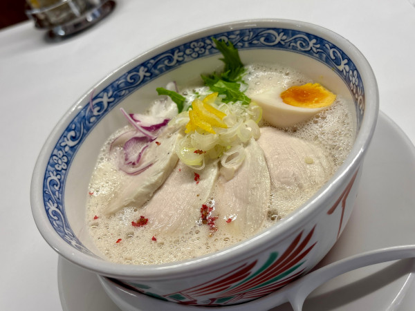 「ゆず塩鶏白湯」@鶏白湯そば 江むらの写真