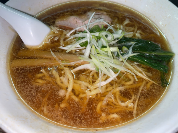 「ラーメン610円」@手打 焔の写真