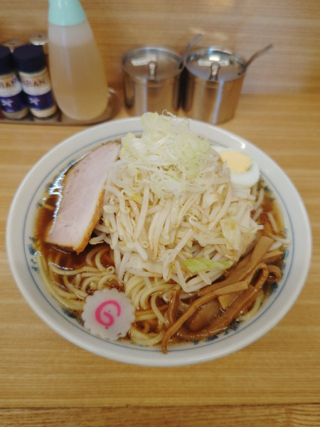 「野菜ラーメン(並盛)(1,100円)」@東中神大勝軒の写真