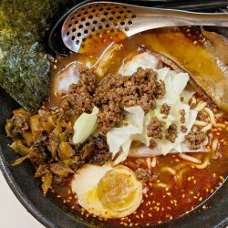 冷やしピリ辛麺＋のり
