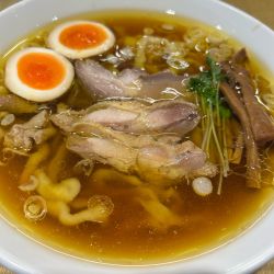 味玉中華そば(中太)＋麺増し