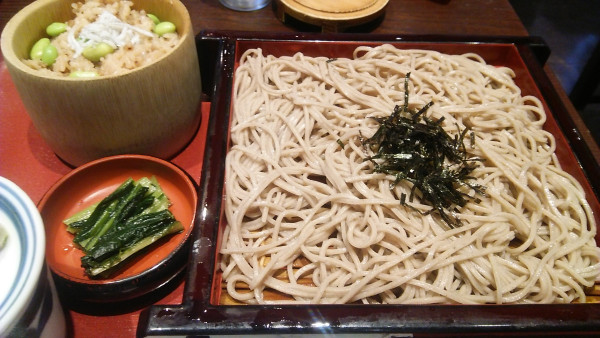 「ざるそば定食 1040円」@信州そば処 そじ坊 シャポー本八幡店の写真